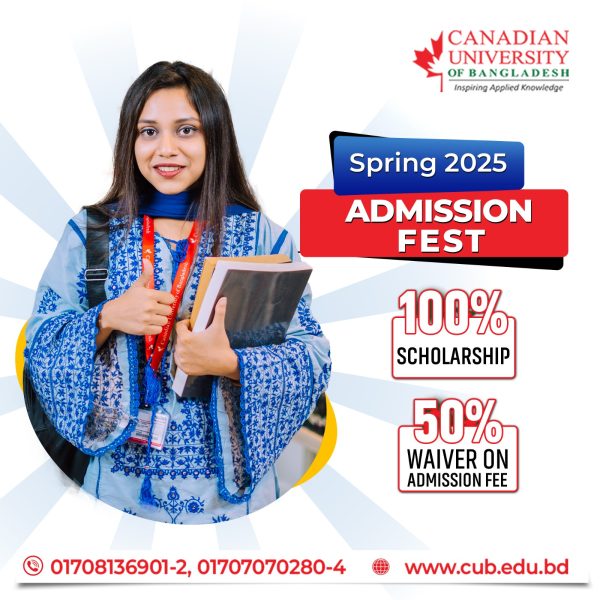 Up to 100% Scholarship @ Canadian University