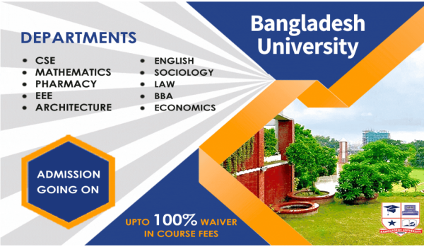 Upto 100% waiver @Bangladesh University