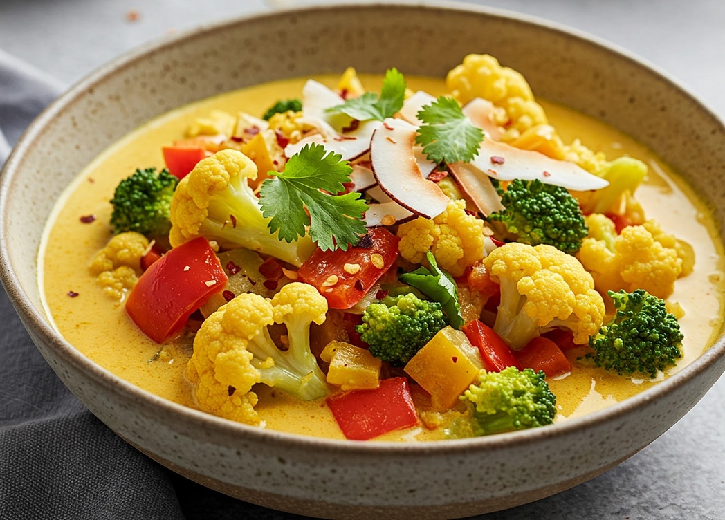 5. Easy Vegan Keto Coconut Curry