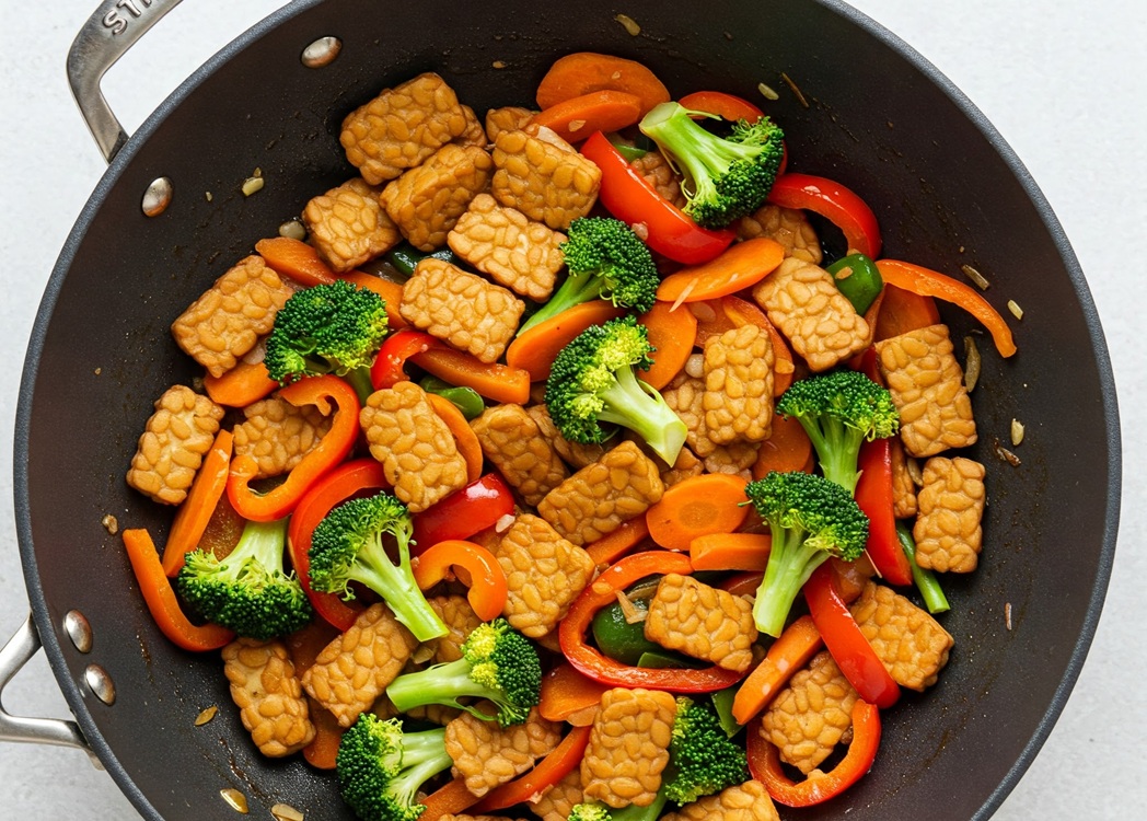 6. Simple Tempeh Stir-Fry