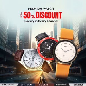 সারা লাইফস্টাইলে বাম্পার অফার! প্রিমিয়াম ঘড়ি, গ্রুমিং এসেনশিয়াল, গ্যাজেট ও ব্যাগে বিশেষ ছাড়!